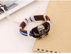 Pirate Skull Shaped Leather Bracelet