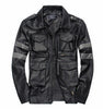 Resident Evil 6 Leon Couro Masculino Bomber