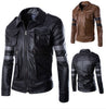 Resident Evil 6 Leon Couro Masculino Bomber