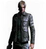 Resident Evil 6 Leon Couro Masculino Bomber