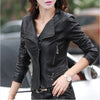 Autumn Winter Women Leather Coat