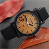 Wooden Color Leather Strap