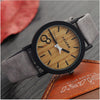 Wooden Color Leather Strap