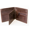 Men wallet+ genuine cow Leather + Bifold Purse